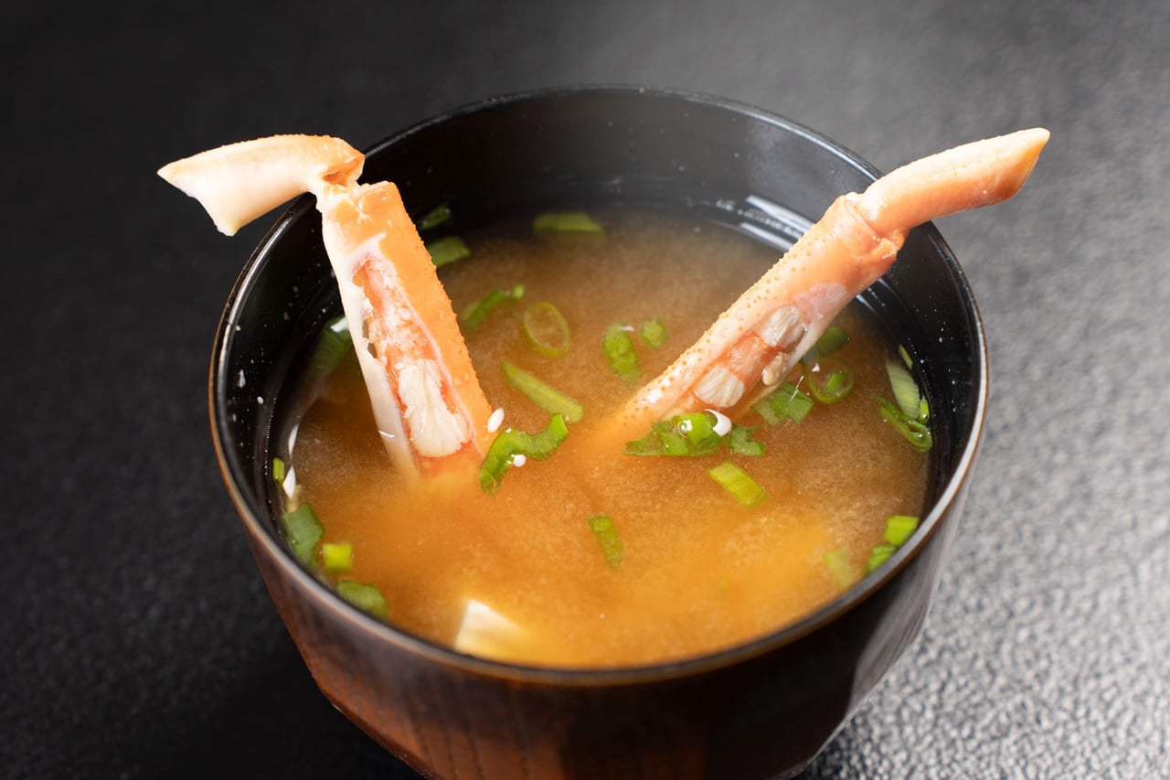 カニのお味噌汁